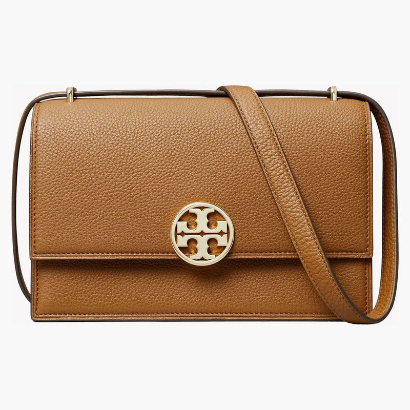 Tory Burch Miller Shoulder Bag Forest Brown