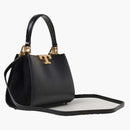Blacca di Tory Burch Mini Satchel Black