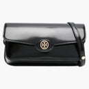Tory Burch Robinson Spazzolato Rectangular Shoulder Bag Black