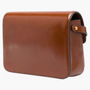 Tory Burch Robinson Spazzolato Shoulder Bag Dark Sienna