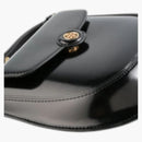 Tory Burch Robinson Spazzolato Small Flip Bag Black