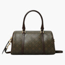Tory Burch T Monogram Coated Canvas Mini Barrel Bag French Press