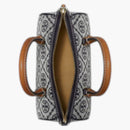 Tory Burch T Monogram Mini Barrel Bag Navy