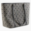 Tory Burch T Monogram Zip Tote Navy