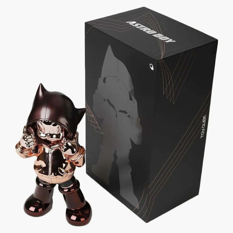 Toyqube Astro Boy Chrome Hoodie Figure Rose Gold/brown/chocolate