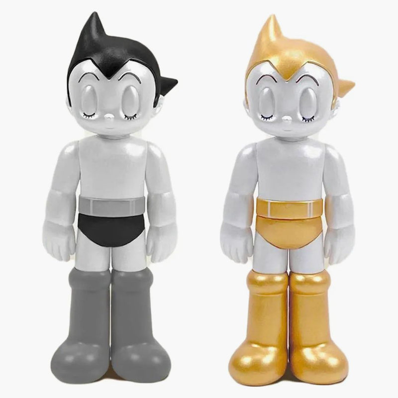 Toyqube Astro Boy Pvc Closed Eyes (set Of 2) Gold/silver