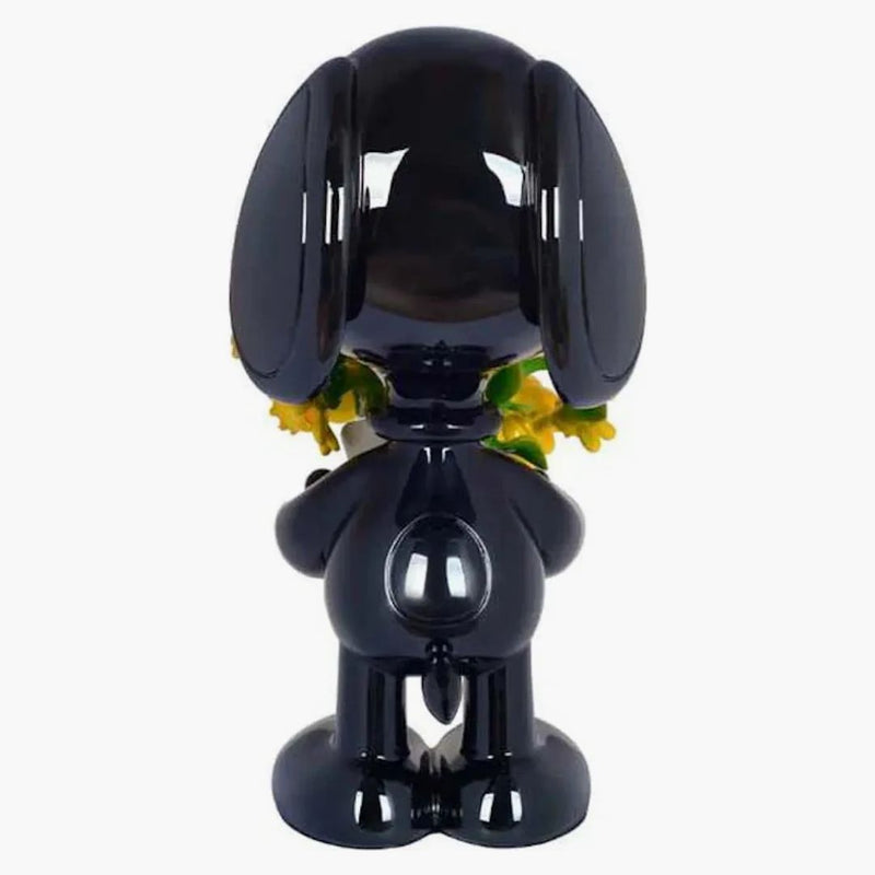 Toyqube Snoopy Gloss Black | Sunflower Sculpture