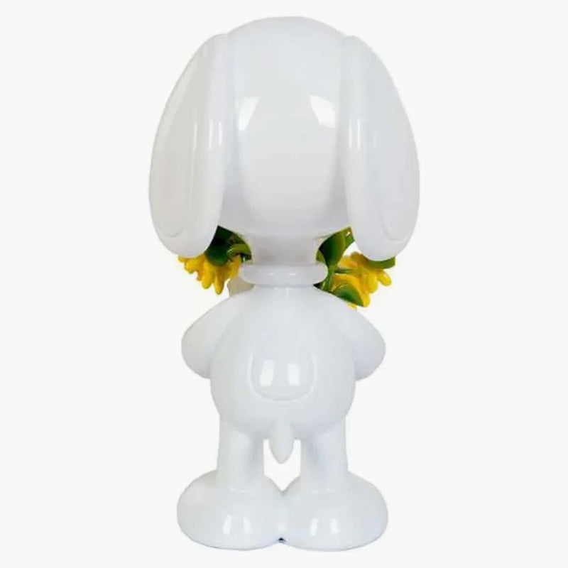 Toyqube Snoopy Gloss White | Sunflower Sculpture
