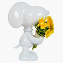 ToyQube Snoopy Gloss White | Sunflower sculpture