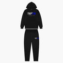 Trapstar Decoded Chenille Hooded Tracksuit Black Ice Edition