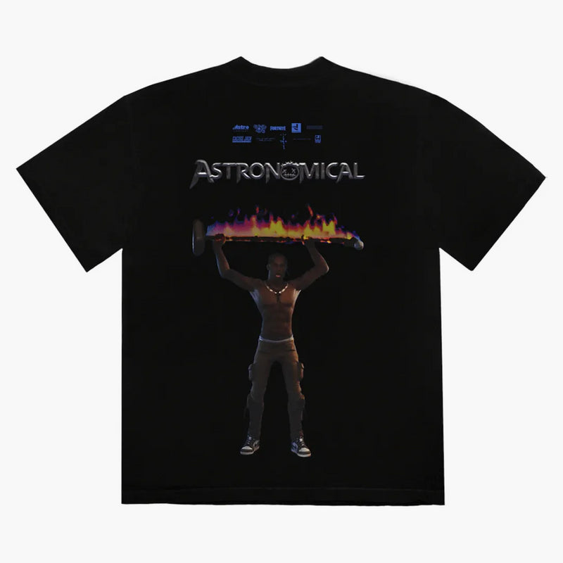 Tričko Travis Scott Astro Rage Black
