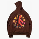 Travis Scott Astrofest Flame Guy Hoodie Brown Brown