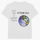 Travis Scott Astroworld Happy Face Tee White