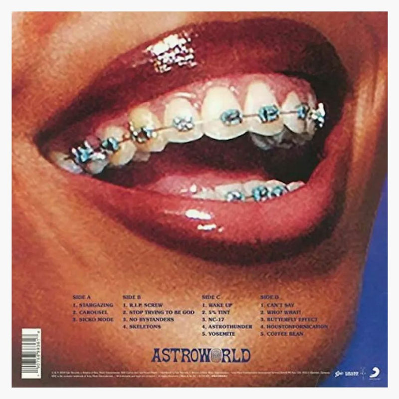 Travis Scott Astroworld (čistá verze) vinyl 12 "