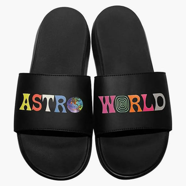 Logo Travis Scott Color Slides Travis Scott Astroworld Black/Multi