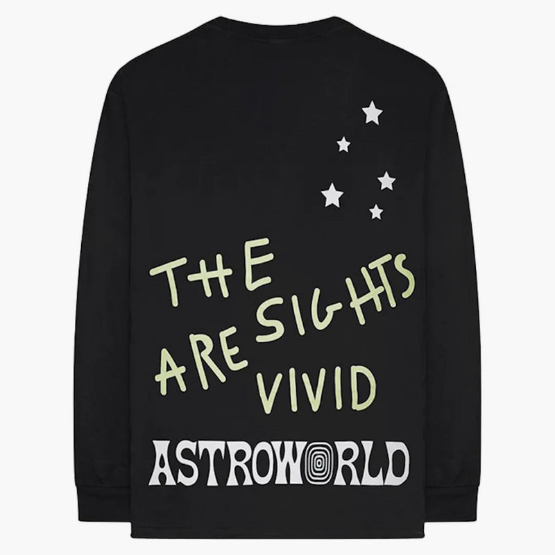 Travis Scott Astroworld si užijte jízdu l/s čaj černou