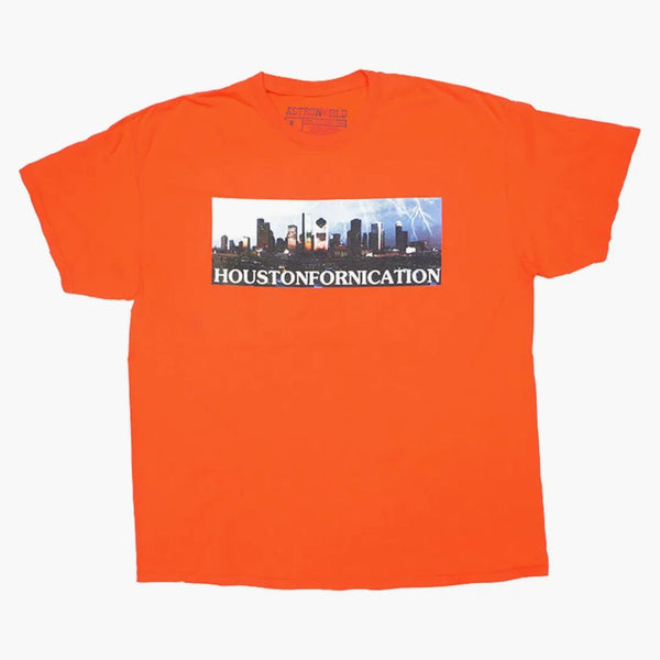 Travis Scott Astroworld Houston exkluzivní tričko Orange