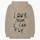 Travis Scott Astroworld Look Mom I Can Fly Hoodie Tan