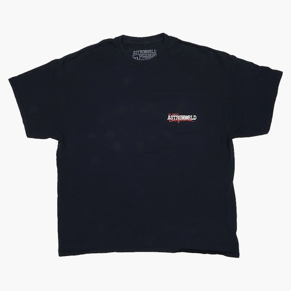 Travis Scott Astroworld LA Exkluzivní tričko černé