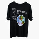 Travis Scott Astroworld Lollapalooza Smiley World Tee Black
