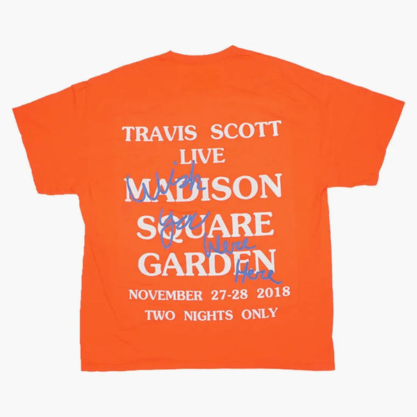 Travis Scott Astroworld NY exkluzivní tričko Orange