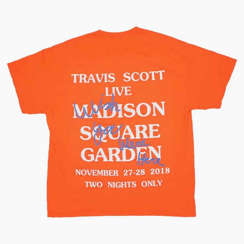Travis Scott Astroworld NY exkluzivní tričko Orange