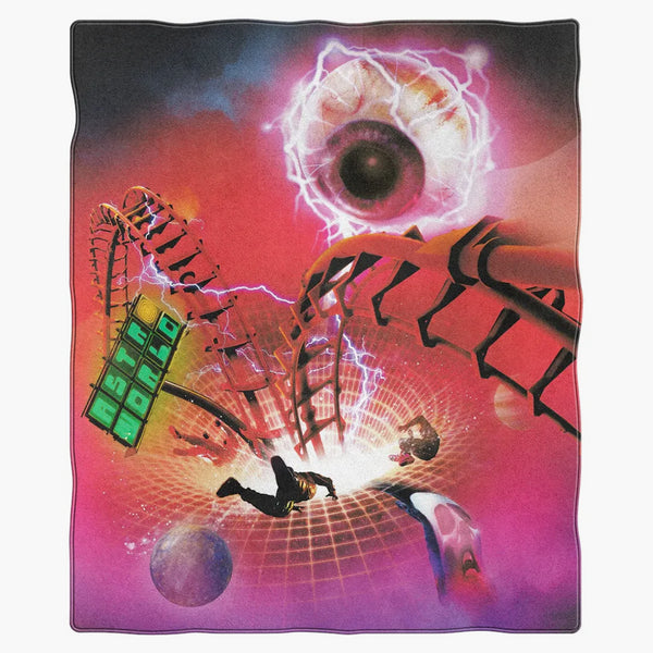 Travis Scott Astroworld Roller Coaster Polar Fleece přikrývka