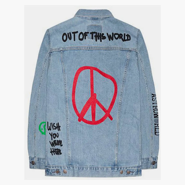 Travis Scott Astroworld Levis Denim Blue Blue