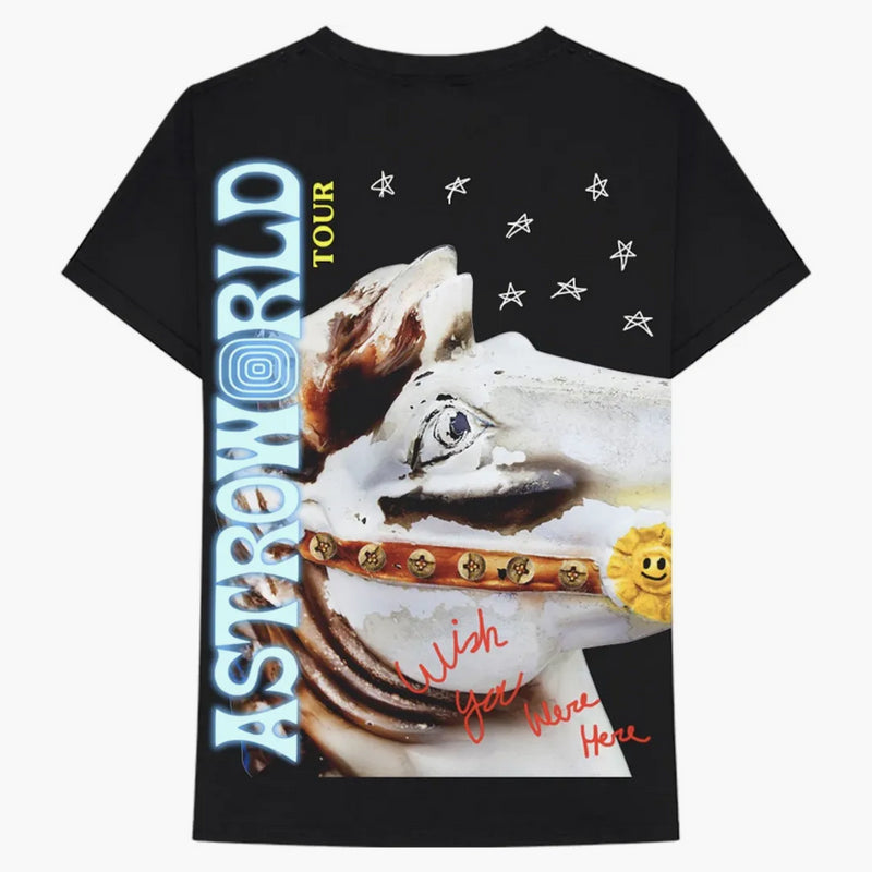 Tričko Travis Scott Astroworld Tour Black