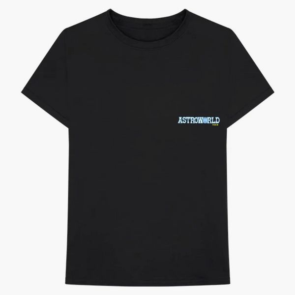Travis Scott Astroworld Tour Launch T-shirt Black