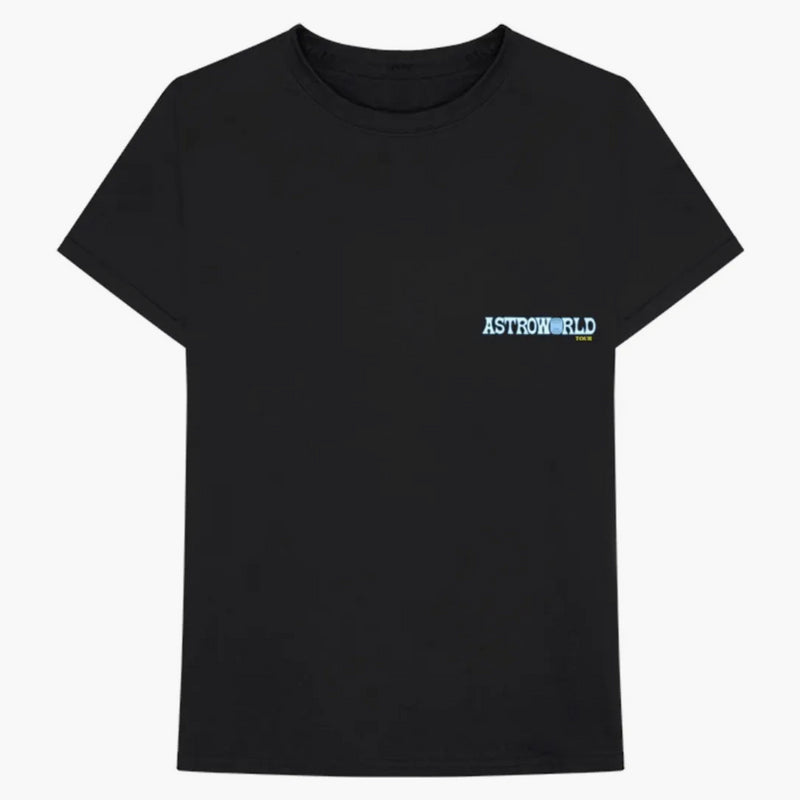 Tričko Travis Scott Astroworld Tour Black