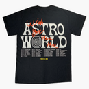 Travis Scott Astroworld Tour Wish You Were Here Tee Black