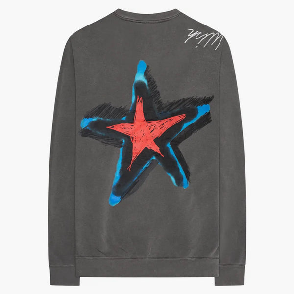 Travis Scott Astroworld x dsm ny si přeji, abys tady byl tady CrewNeck Black