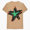 Travis Scott Astroworld X DSM NY Wish You Were here Tee Tan