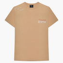 Travis Scott Astroworld X DSM NY Wish You Were here Tee Tan