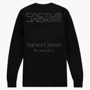 Travis Scott Cact.us Corp x Nike u nrg bh l/s tričko (Asia velikosti) černá