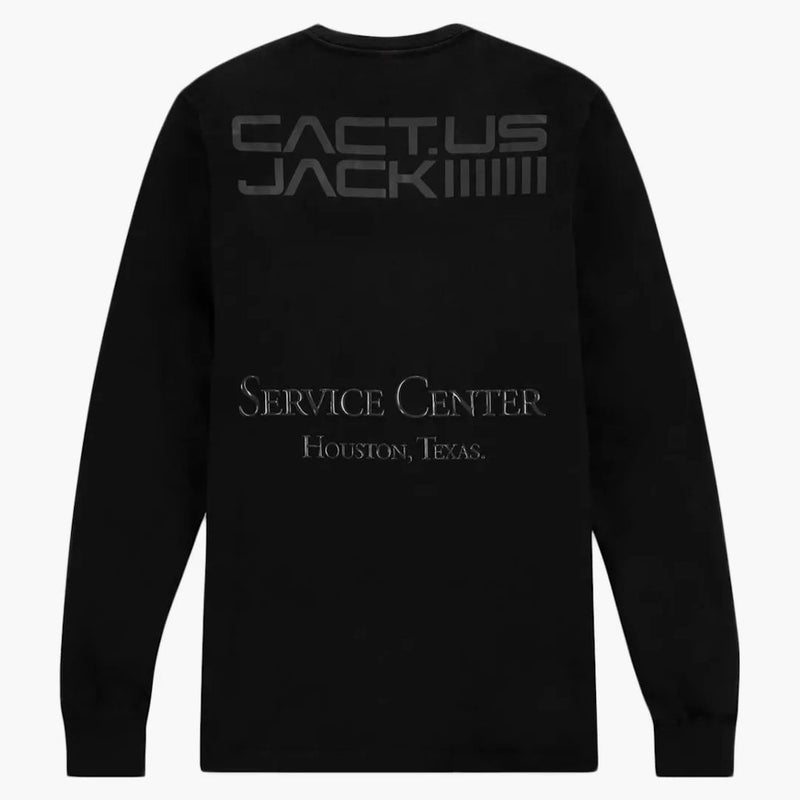 Travis Scott Cact.us Corp x Nike u nrg bh l/s tričko (Asia velikosti) černá