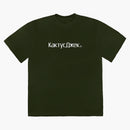 Travis Scott Cj Logo Ii T-shirt Washed Olive