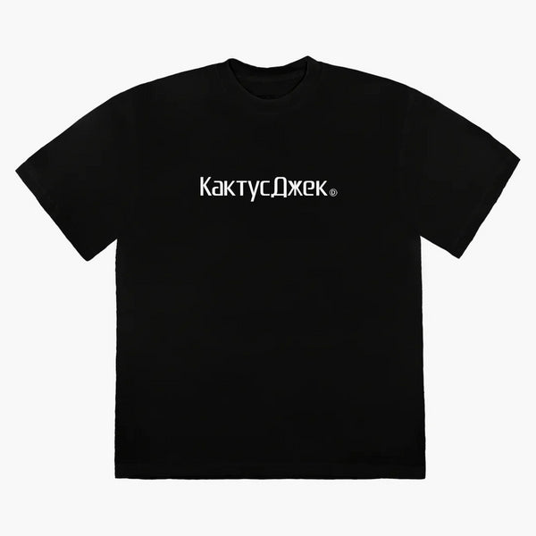 Tričko Travis Scott CJ Logo Black