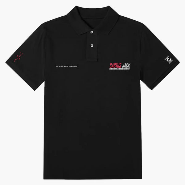 Travis Scott Cj Staff Polo Black