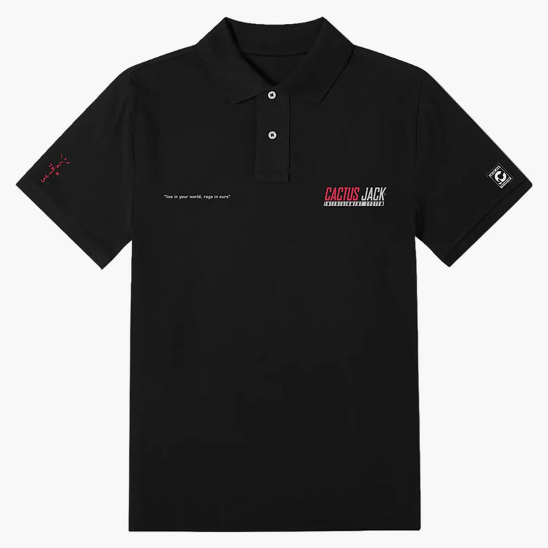 Travis Scott Cj Staff Polo Black