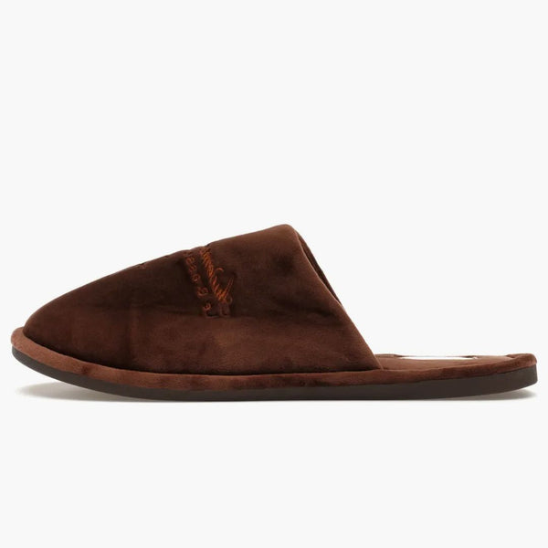 Travis Scott Cj X Audemars Piguet House Slippers Brown Velvet