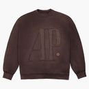 Travis Scott Cj X Audemars Piguet Logo Crewneck Brown