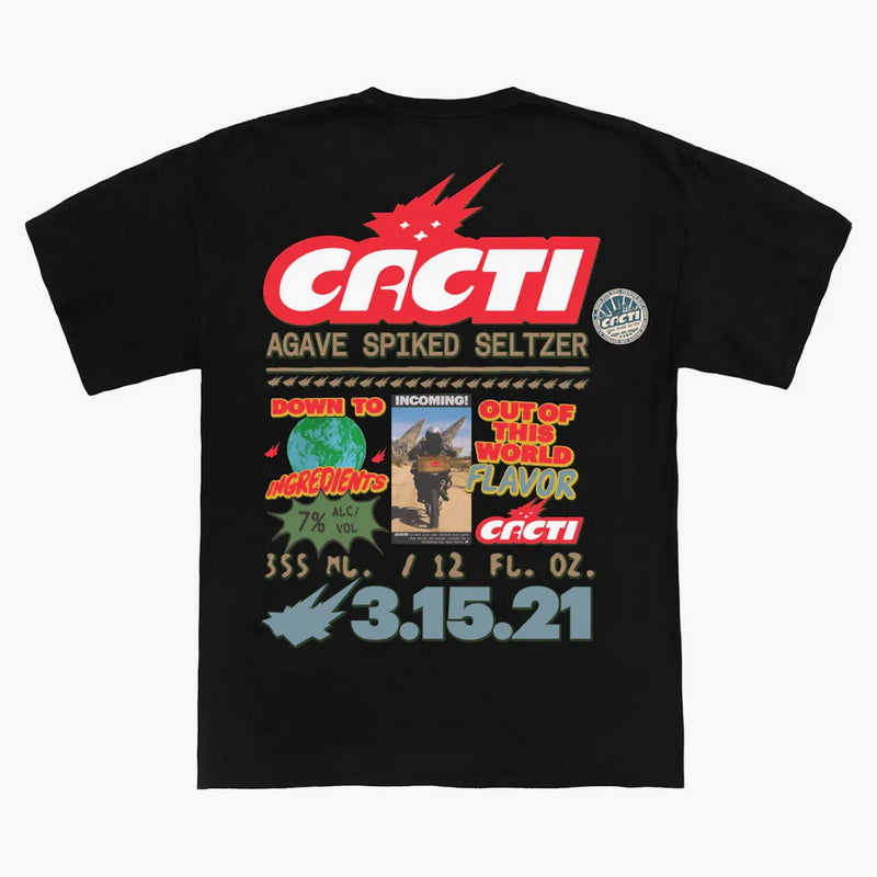 Travis Scott Cacti Down na Earth Tea 1 čaj černá