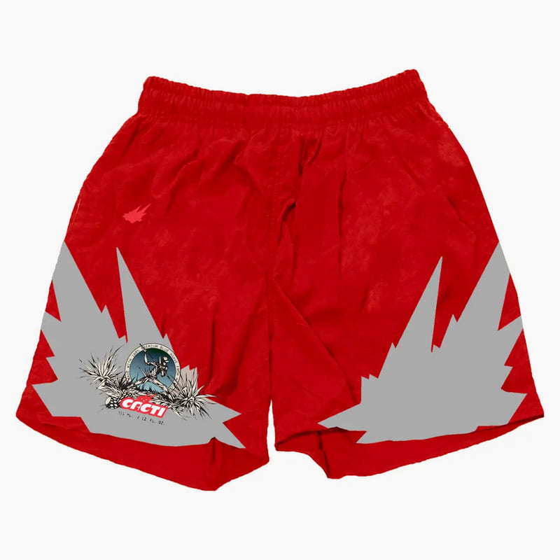 Travis Scott Cacti Heritage 3M Soccer Short I Red