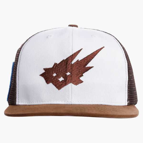 Travis Scott Cacti Heritage Seal Trucker Has White/Black/Brown