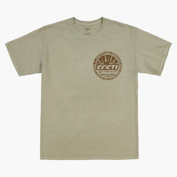 Travis Scott Cacti Painted Sign Tee Tee Olive