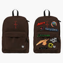 Travis Scott Cactus Jack Backpack With Patch Set Brown