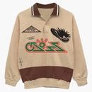 Travis Scott Cactus Jack Cross Rugby Sweater Tan/brown