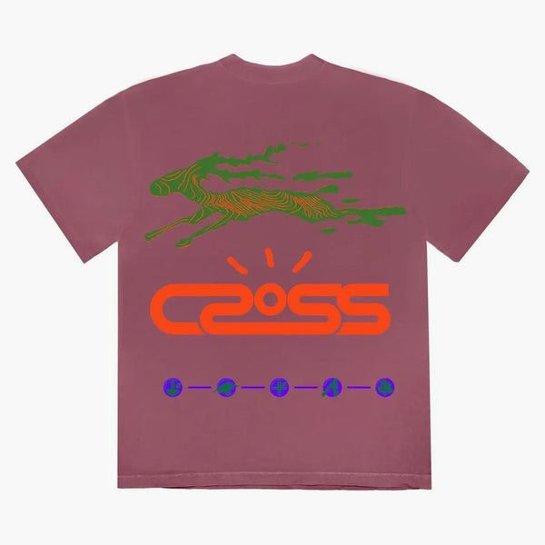 Travis Scott Cactus Jack Cross Tech Tee Ii Washed Purple